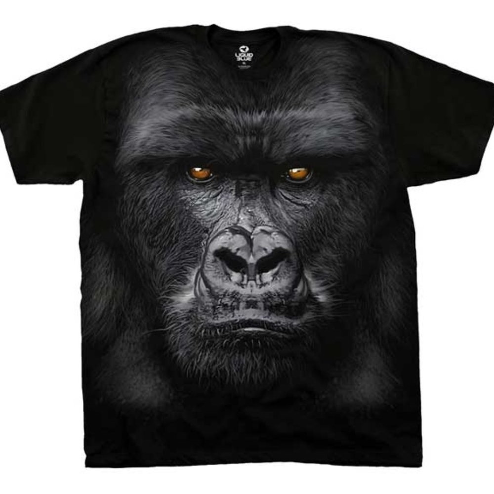 Majestic Gorilla Men's T-shirt Graphic Tee Adult Size